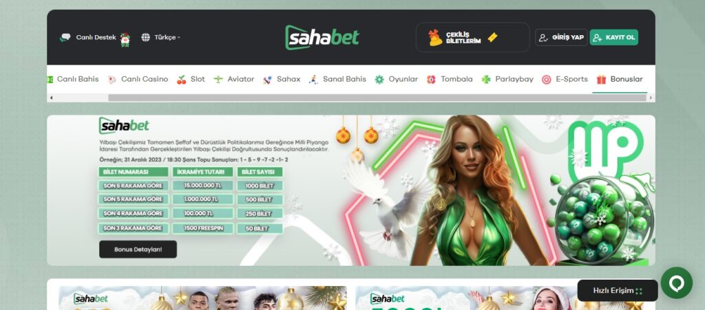 Sahabet Yeni Üye Ol Sende Kazan