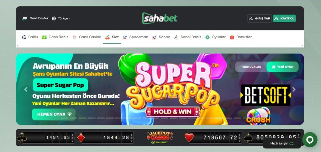 Sahabet Süper Sugar Pop