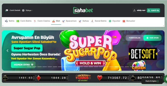 Sahabet Süper Sugar Pop